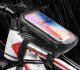 Carruzzo Bike Frame Bag with Touchscreen Phone Holder Waterproof 1L