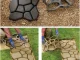 Paving Stone and Concrete Mold \"Cobblestone\", 50x48 cm, Black