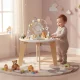 Koka attīstošais galdiņš bērniem 5in1 ar labirintu un spoguli ECOTOYS