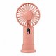 Mini USB ventilators, rokas un galda, rozā