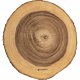 Zassenhaus 59083 Round Serving Plate, Acacia Wood, 45 cm