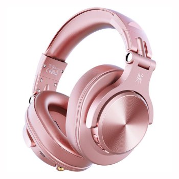 OneOdio Fusion A70 Wireless Bluetooth Over-Ear Headphones, Pink | Bezvadu uz Auss Liekamas Austiņas Ausis ar Mikrofonu