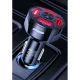 Xtrobb 19907 Car Charger 4x USB with 3-in-1 Cable, Black