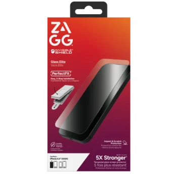 ZAGG Invisibleshield Glass Elite rūdītais stikls priekš iPhone 17 | Tempered Glass Screen Protector