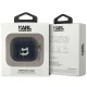 Чехол Karl Lagerfeld Monogram Choupette Head для AirPods 3, черный