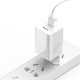 Baseus Travel Charger Adapter Wall Charger USB QC 3.0, White