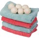 Wool Dryer Balls Natural Fabric Softener, 3 Pack, White