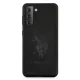 Samsung Galaxy S21+ Plus (SM-G996B) US Polo Silicone On Tone Case Cover (USHCS21MSLHRTBK), Black | Telefona Maciņš...