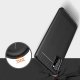 Xiaomi Poco M3 Carbon Fiber Pattern Brushed TPU Case Cover, Black | Telefona Vāciņš Apvalks Bamperis