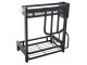 2-Tier Loft Kitchen Organizer Shelf Black