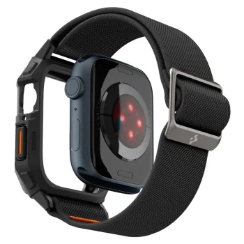 Spigen Lite Fit Pro siksniņa ar vāciņu Apple Watch 4-9 / SE (44 / 45 mm), melna