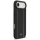 Кожаный чехол Mercedes Star Pattern Stripes MagSafe для iPhone Air Черный