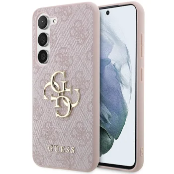 Guess 4G Big Metal Logo korpuss priekš Samsung Galaxy A55 - rozā krāsā | case for pink