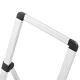Saliekamās kāpnes Hailo DK40 BasicLine Design, 2 pakāpieni, sudraba