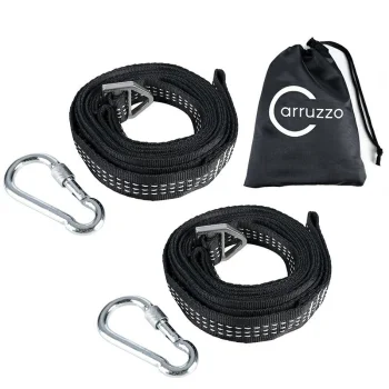 Montāžas Stiprinājumu Komplekts (Siksnas, Karabīnes) Dārza Šūpolēm un Šūpuļtīkliem | Mounting Assembly Kit...