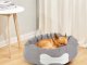 Soft Round Bed for Dogs and Cats, 50 cm