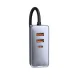 Baseus Share Together automašīnas lādētājs 2x USB / 2x USB Type‑C 120W PPS Quick Charge Power Delivery, pelēks...
