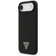 Guess Silikona Triangle Logo MagSafe vāciņš iPhone 17 Air - Melns | Phone Case Cover