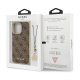 Guess 4G Charms Collection vāciņš iPhone 13 Pro / 13, brūns
