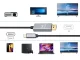 DisplayPort 1.4 uz USB-C kabelis, 8K/4K, 1.8m