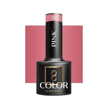 Ocho Nails Pink 316 gēla laka, 5 g