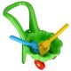 Детская тележка-каталка, тачка, контейнер, Зелёный | Kids Wheelbarrow