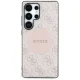 Чехол Guess 4G Round Patch Classic Logo MagSafe для Samsung Galaxy S25 Ultra Розовый