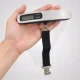 Elektroniskie bagāžas svari ar LCD ekrānu, līdz 50 kg, sudraba / melni