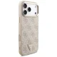 Чехол Guess 4G PU Leather MagSafe для iPhone 17 Pro Max, Розовый