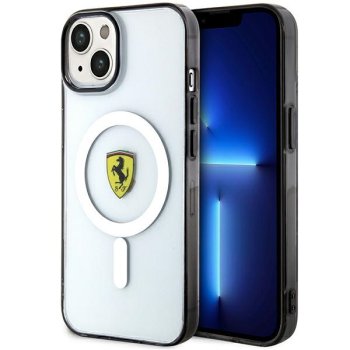 Чехол Ferrari для iPhone 14 Translucent MagSafe, прозрачный