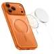 Tech-Protect Magpeak MagSafe CC vāciņš Apple iPhone 17 Pro Max, Caurspīdīgs/Oranžs