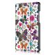 Lenovo Tab M8 8.0\'\' (2nd Gen) Printing Surface Tri-fold PU Leather Smart Cover Case, Pretty Butterflies Pattern |...