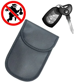 Противоугонный чехол для ключей Keyless с блокировкой сигнала 14x10см...