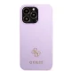 Guess Saffiano 4G Small Metal Logo vāciņš Apple iPhone 13 Pro / 13, violets