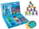 Art Painting and Drawing Set in Case, 86 Pieces, Blue