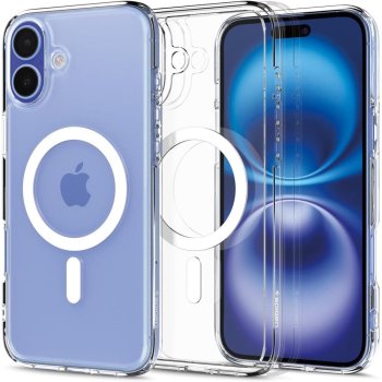 Чехол Spigen Ultra Hybrid MagSafe для iPhone 16, белый