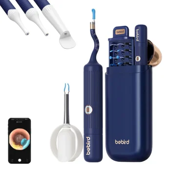 Bebird EarSight Plus Otoscope with Ear Cleaning Camera (Blue)