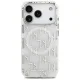 Чехол Karl Lagerfeld IML KL Monogram MagSafe для iPhone 17 Pro, Белый