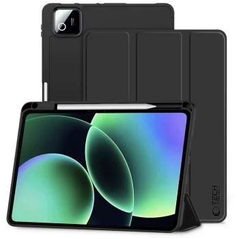 Tech-Protect SmartCase Pen vāciņš priekš Xiaomi Pad 7 / 7 Pro / 8 / 8 Pro 11.2, Black