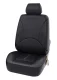 Automašīnas sēdekļu pārvalku komplekts, Melns | A set of Universal Eco Leather Car Seat Covers