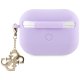 Guess Silicone 4G Strassed Charm Case for AirPods Pro 2, Purple