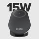 SBS 3-in-1 Foldable Wireless Charging Station Qi2 MFi, Black