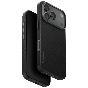 Uniq Keva EDGE Magclick Charging vāciņš iPhone 17 Pro, Melns