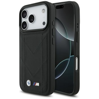 Чехол BMW M Quilted Logo MagSafe для iPhone 17 Pro - Черный