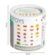 Ecotoys koka griežamo produktu komplekts bērniem, 23 daļas