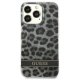 Guess Leopard vāciņš iPhone 13 / 13 Pro Pelēks