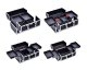 Makeup Case Box Cosmetic Bag Organizer - 30x20x25cm, Black