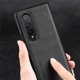 Samsung Galaxy Z Fold 3 5G (SM-F926B/DS) X-LEVEL Bojue-3 Anti-Scratch Leather+TPU+PC Phone Cover Cover, Black