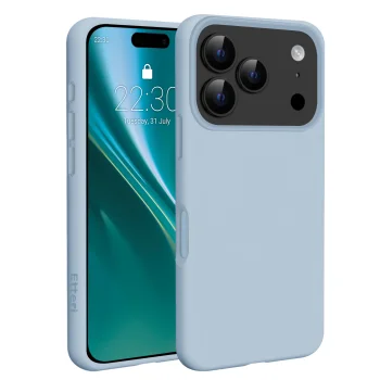 Etteri Silicone Mag vāciņš iPhone 17 Pro Max / 18 Pro Max, gaiši zils