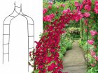 Dārza Pergola Ziedu Atbalsts Kāpšanas Augiem Arka Rozēm | Garden Flower Support for Climbing Plants Roses Arch